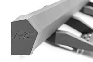 Ford Ranger Adjustable Aluminum Steps - Rough Country - SRX2 - Black - '19-'23